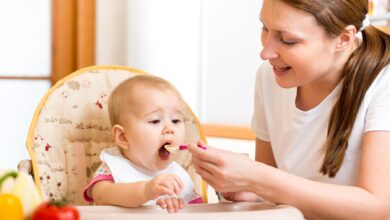 Baby Aggressively Eating Hands